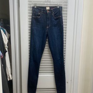 Dark wash high waisted Alice and Olivia denim